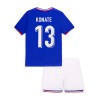 Maillot de Supporter France Konate 13 Domicile Euro 2024 Pour Enfant